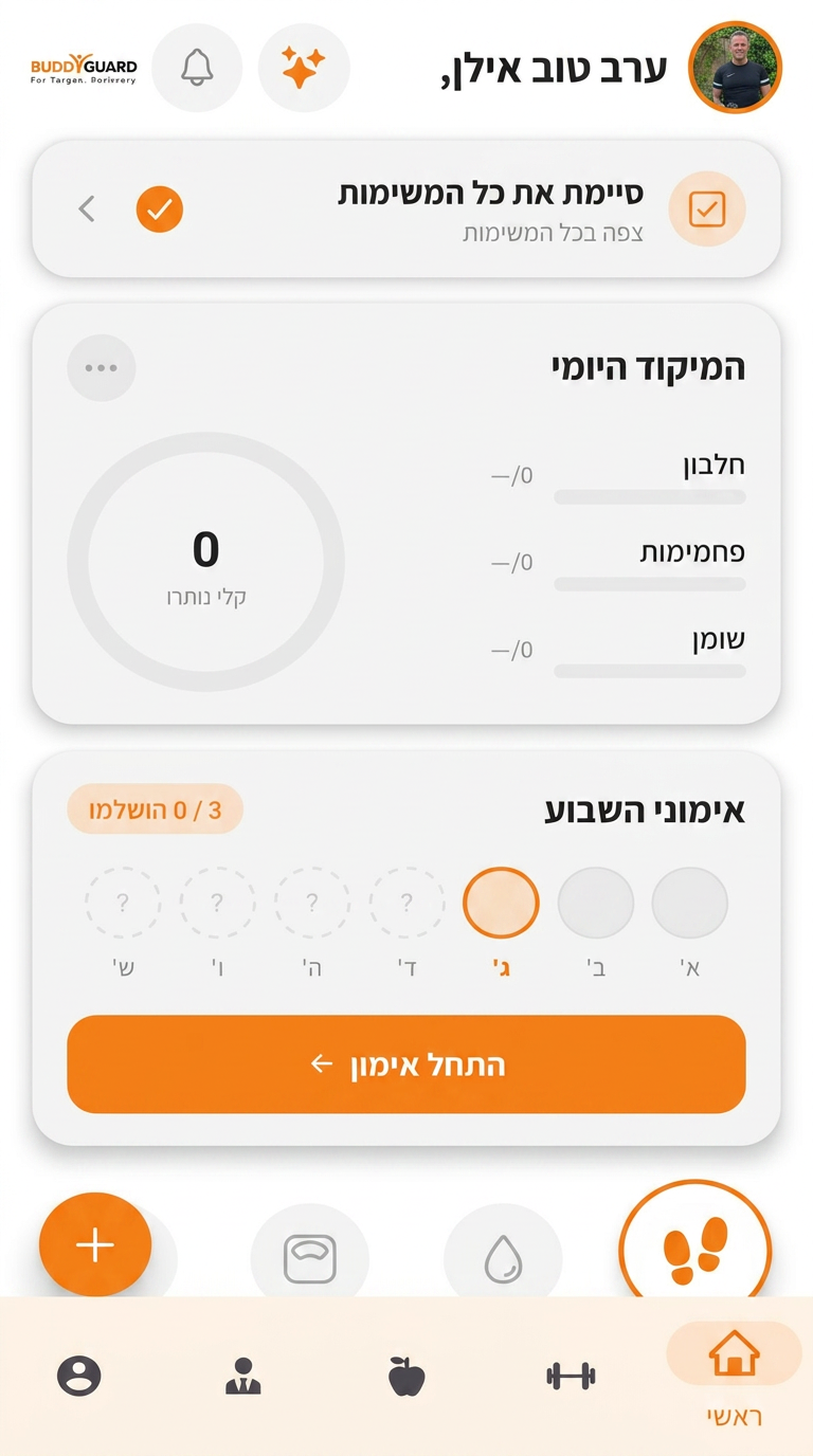 אפליקציית BuddyGuard לעובדים